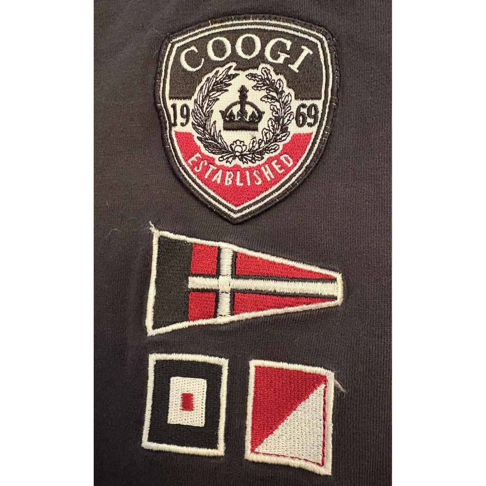 Men's Coogi Black Heavy Pocketed Short Sleeve Tee  W/Crest Size XXXL‎